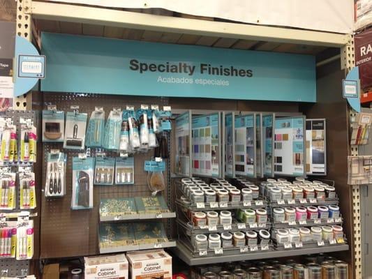 Specialty finishes! These are way cool for updating your crib ;)