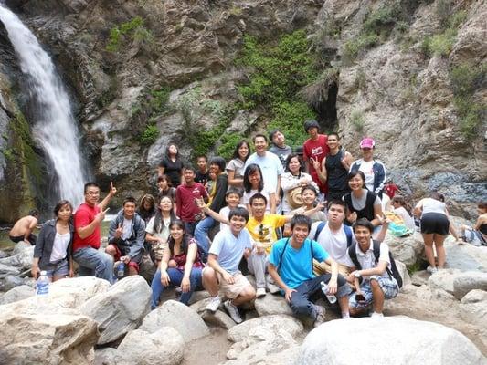 Hiking at chantry flats