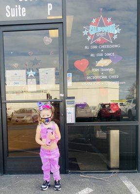 Ava's First Day at California Spirit Elite