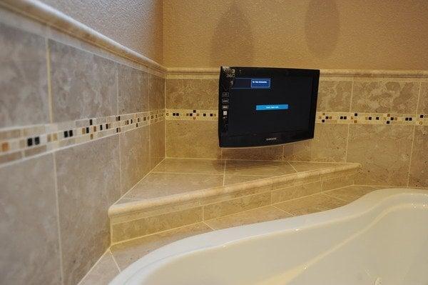 TV in the bathroom