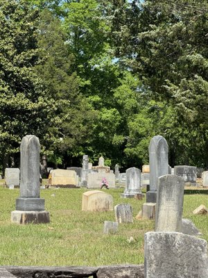 Overview of cemetery!