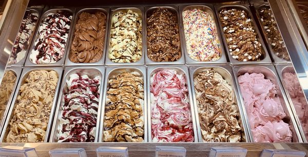 Fresh Italian gelato available daily