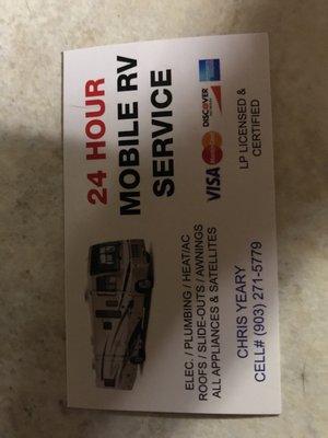 24 Hour Mobile RV Service