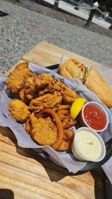 Fried oysters