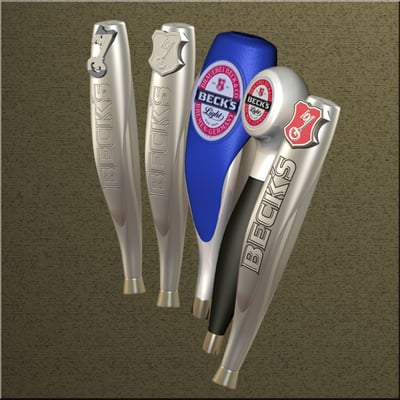 Tap Handles for Becks Beer