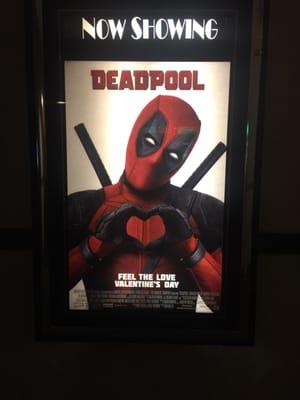 Yayyyyy dead pool is here #nerdlife #movietime #inclinevillage #popcorn #deadpool