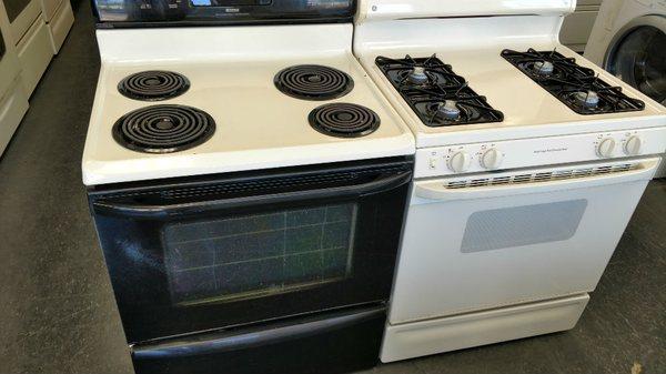 Electric and Gas Stove