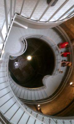 Largest hand dug well in Greensburg, KS....looking down from above.