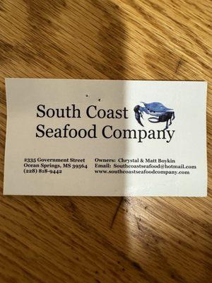 South Coast Seafood Company