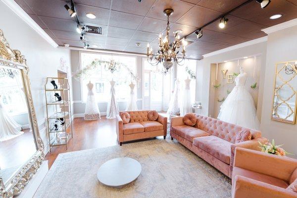 Montgomery Bridals welcoming space