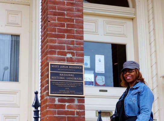 Entrance to Scott Joplin House