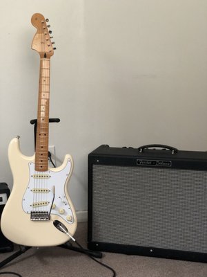 Hendrix strat and the new amp