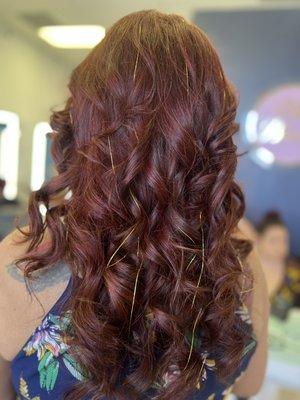 Chocolate hair color