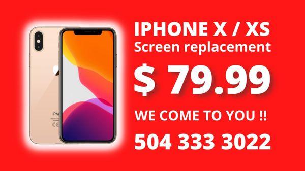 Iphone x or xs screen replacement