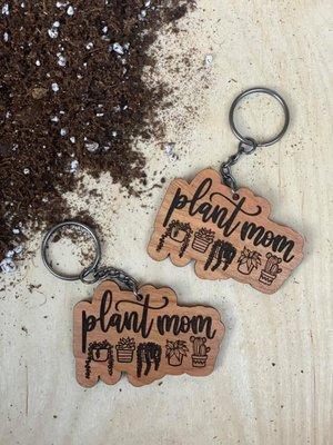 Plant Mom Keychains