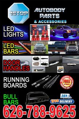 At 1 Stop Auto Body Parts & Accessories tenemos todo lo que buscas en un solo lugar!!!