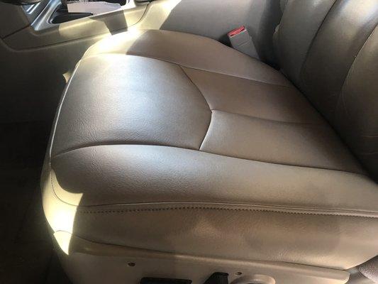 Vehicle seat repair back to factory look