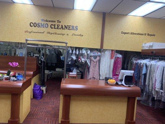 Renovated Cosmo cleaners! So pretty!