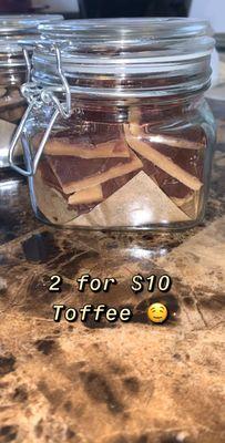 Toffee on sale