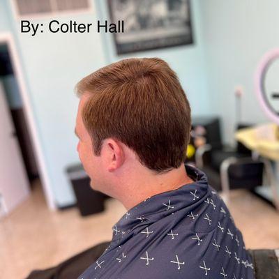 Shear cut at Colter's Barbershop