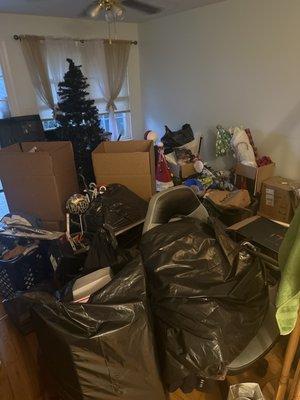 And a living room full of items