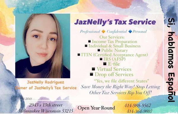 JazNellys Tax Service