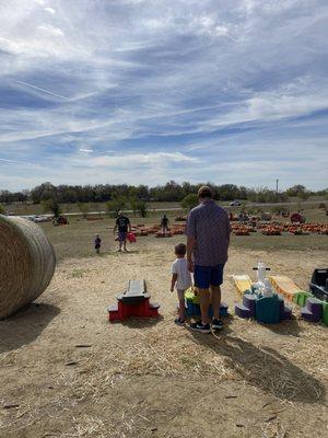 Pumpkins, mini maze, toys