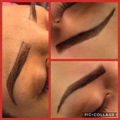 Microblading with Shading