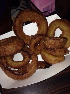 Wonderful onion rings.