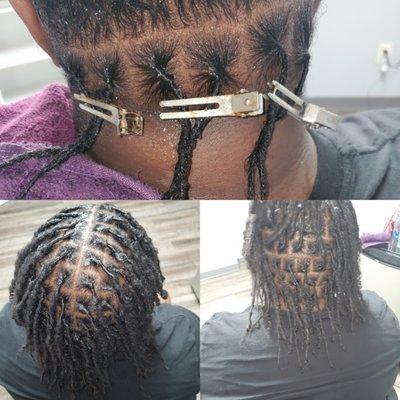 Traditional locs available