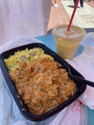 Chicken Tikka Masala + Mango Lassi