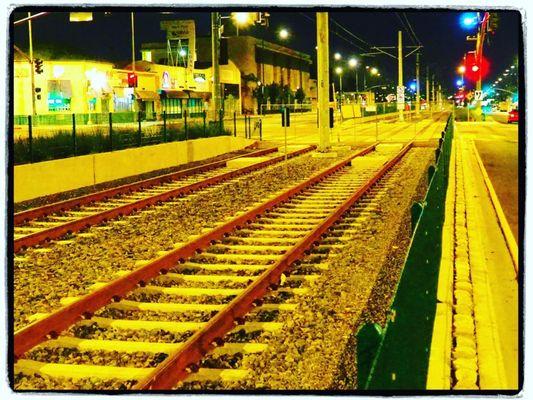 Crenshaw train tracks