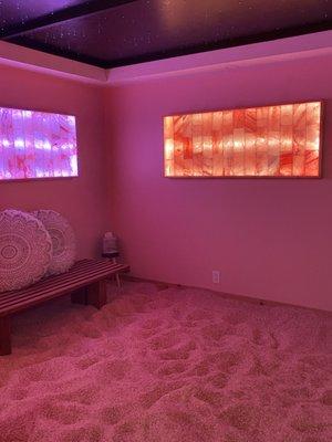 Family Room for quiet play.  Halotherapy, Color Therapy, Sound Therapy & Starlit ceiling