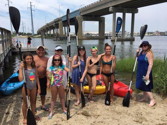 Our 1st kayaking adventure thanks to DAKS Kayaks!