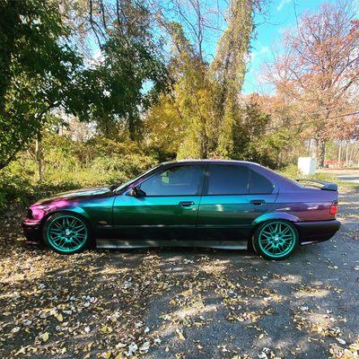 97' BMW E36 Wrapped & Tinted