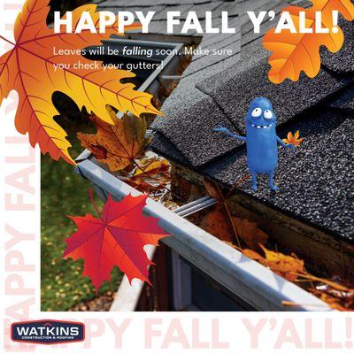 It may still be hot outside, but leaves will be falling before you know it, so make sure to keep those gutters clean!