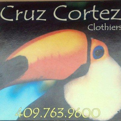 Cruz Cortez Clothiers Galveston's Premier Clothing for Men and Women "SEE CRUZ FOR YOUE SEA CRUISE"