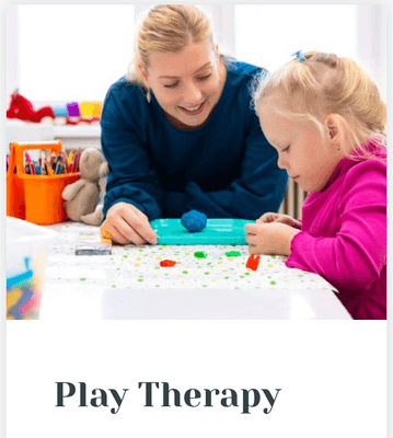 We offer Play Therapy at our Galleria Location