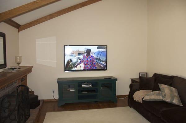 Complete TV Installation w/ Electrical Relocation - Woodland Hills