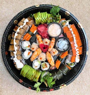 The Vegan Sushi Platter