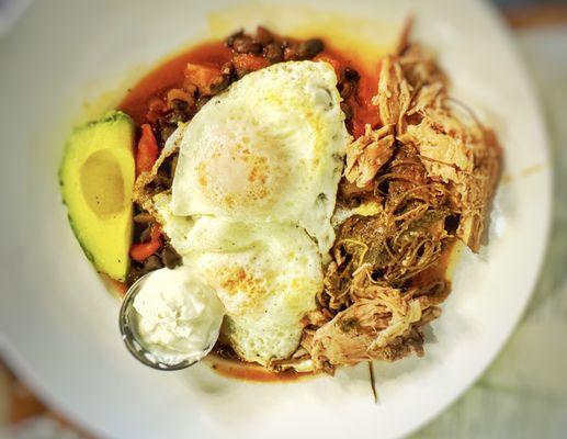 Huevos Rancheros with Barbacoa