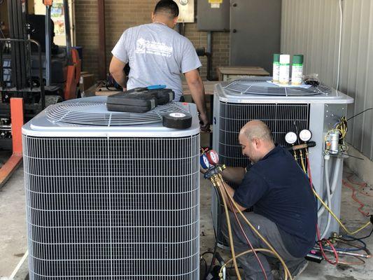 New A/C upgrade AEP TEXAS