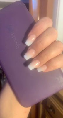 Short Ombré acrylic full set