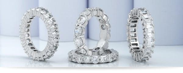 Eternity diamond bands!