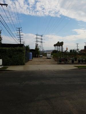 The main lot, right on smiley Dr off of Fairfax ave,