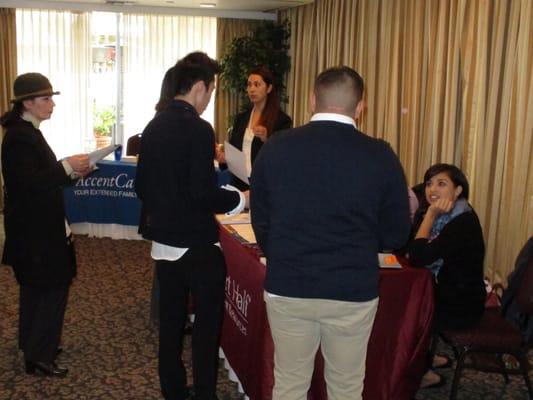 Employers and Candidates at San Jose, CA job fair...sponsored by Focus Career Fairs