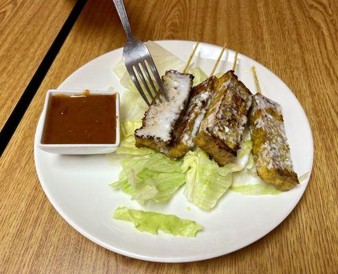 Tofu Satay - best thing there