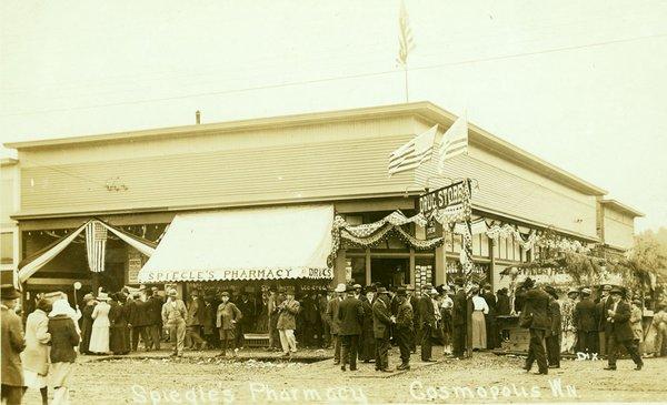 1910 Celebration at the "Corner Store."