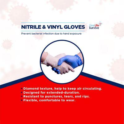 Nitrile & Vinyl Gloves