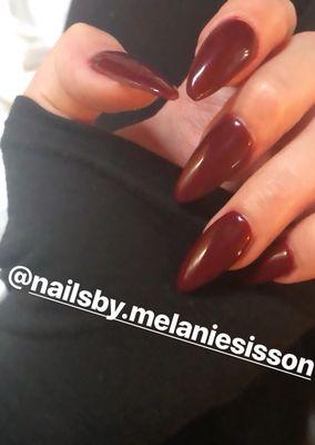 Dip manicure with tips $45. Follow my Instagram @nailsby.melaniesisson